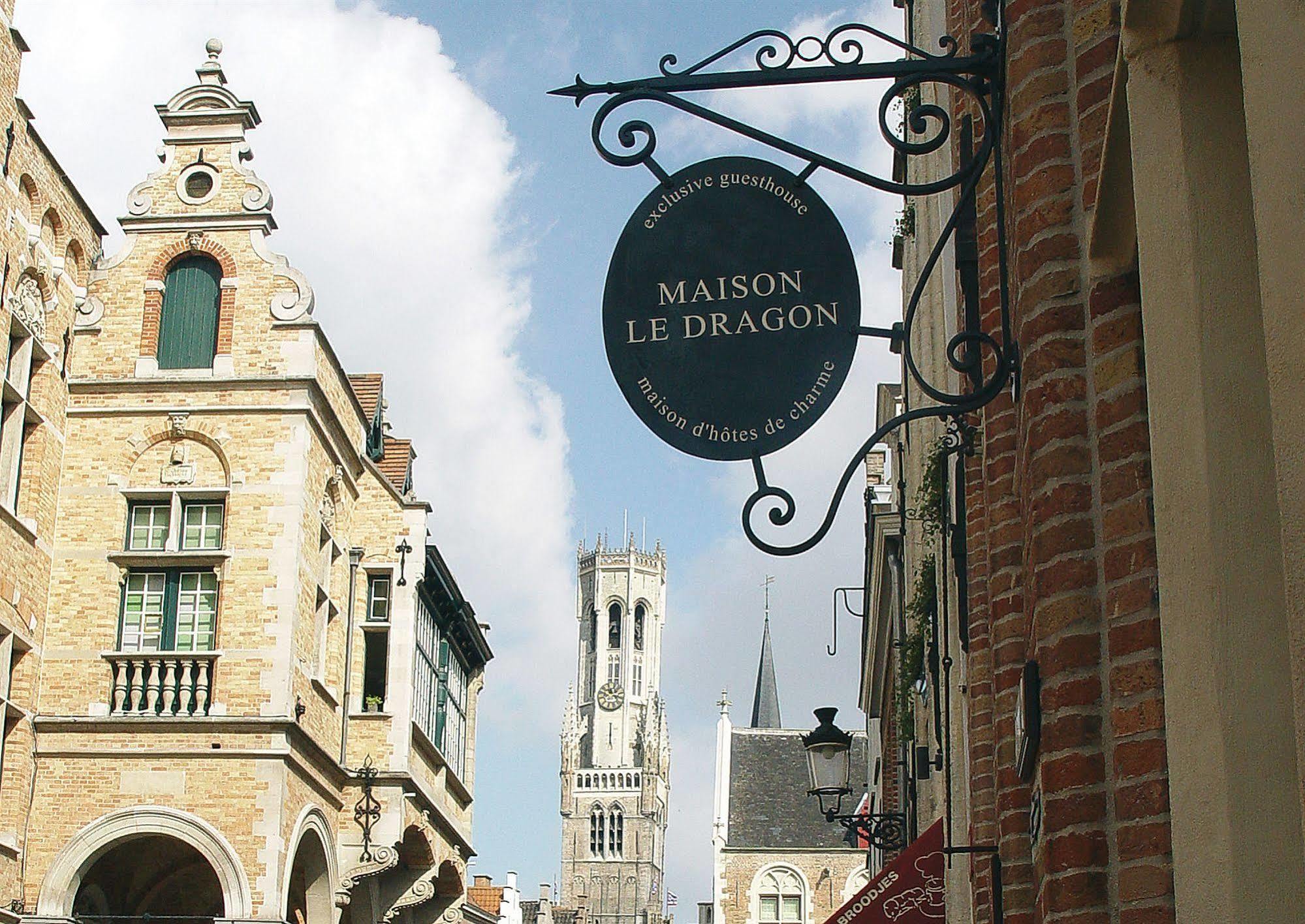 B&B Maison Le Dragon บรูจส์ ภายนอก รูปภาพ